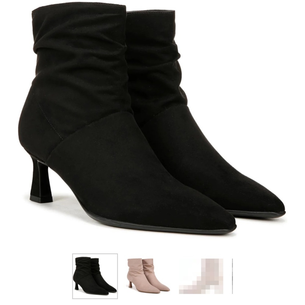 Naturalizer Black Ankle Boots